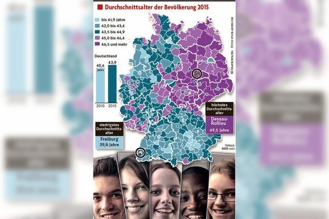 Freiburg hat die jüngste Bevölkerung Deutschlands