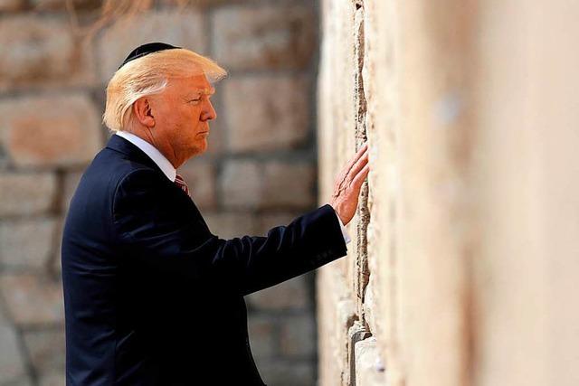 Israel-Besuch: Trump pilgert zur Klagemauer