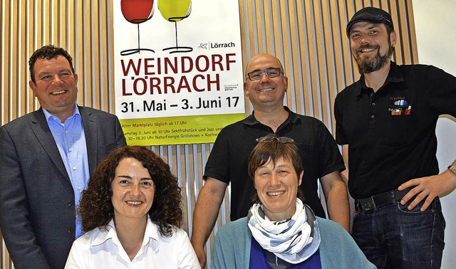 Stellten die Plne des Weindorfs in de...ner, Margrit Krebs und Thomas Bossert   | Foto: Barbara Ruda (2)