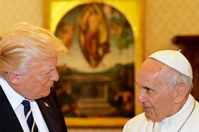 Fotos: Der Papst empfngt Donald Trump