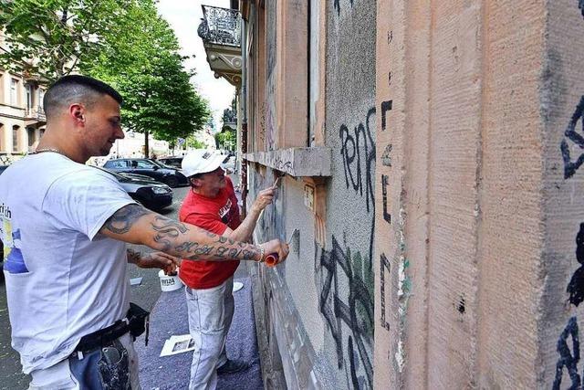 Der Kampf gegen Graffiti im Grün geht weiter