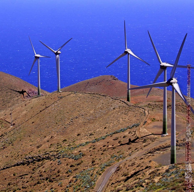 Nicht schn, aber umweltfreundlich: Di...ro mit regenerativem Strom versorgen.   | Foto: dpa