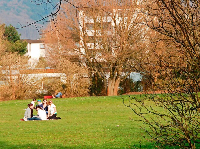 Entspannen im Denzlinger Stadtpark.   | Foto: Frank Kiefer