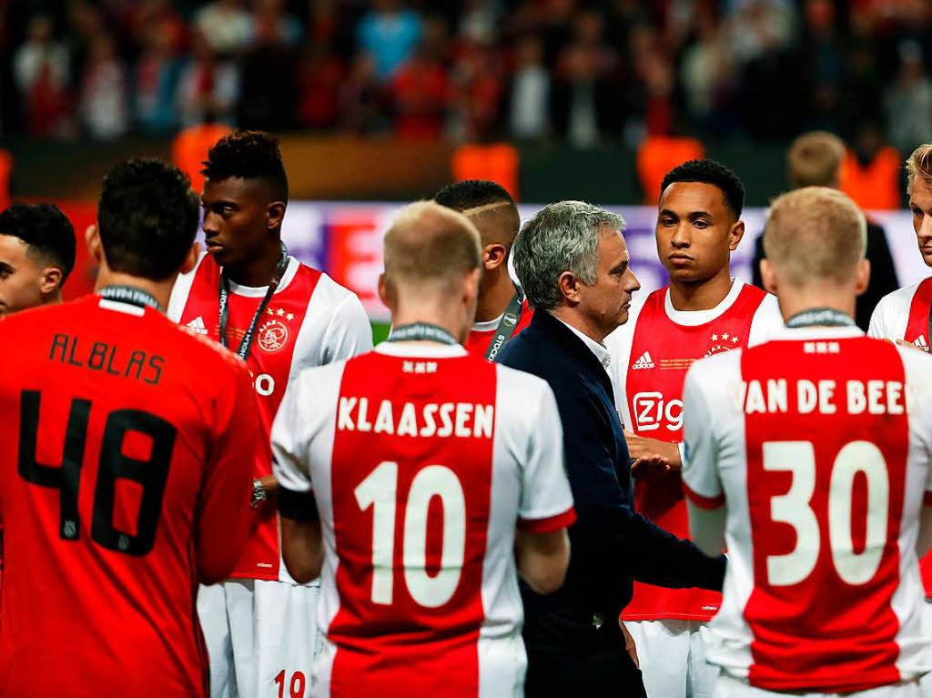 Die Stars von Manchester United feierten in Stockholm den Finalsieg in der Europa League.