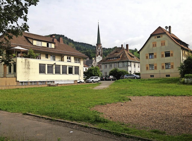 Auch wenn sich auf dem Gelnde selbst ...ung des Areals allmhlich Gestalt an.   | Foto: Sattelberger