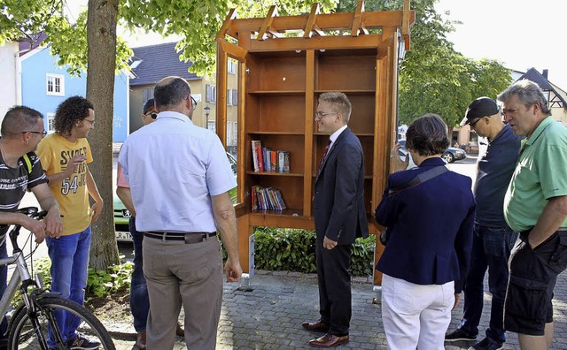 berschaubar ist noch die Zahl der ein...n radelnden Gemeinderten vorstellte.   | Foto: Adelbert Mutz