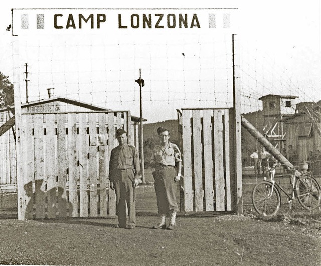 Das Camp Lonzona auf dem spteren Brennet-Areal in Bad Sckingen.   | Foto: Stadtarchiv