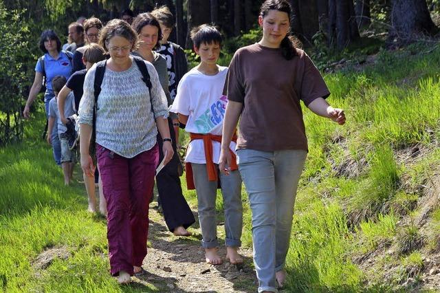 Barfu auf dem Hirtenpfad