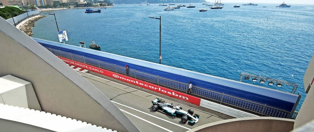 An diesem Wochenende im Angebot: Formel 1 mit Meerblick   | Foto: AFP