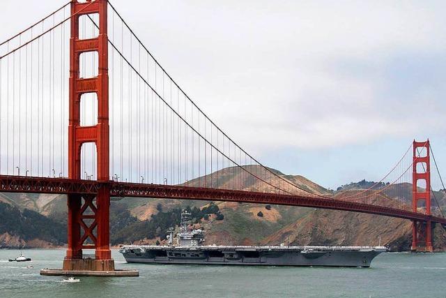 Die Golden Gate Bridge wird achtzig