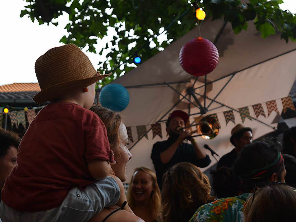 Beste Stimmung am Samstag beim Freiluftfestival im Caf Pow.