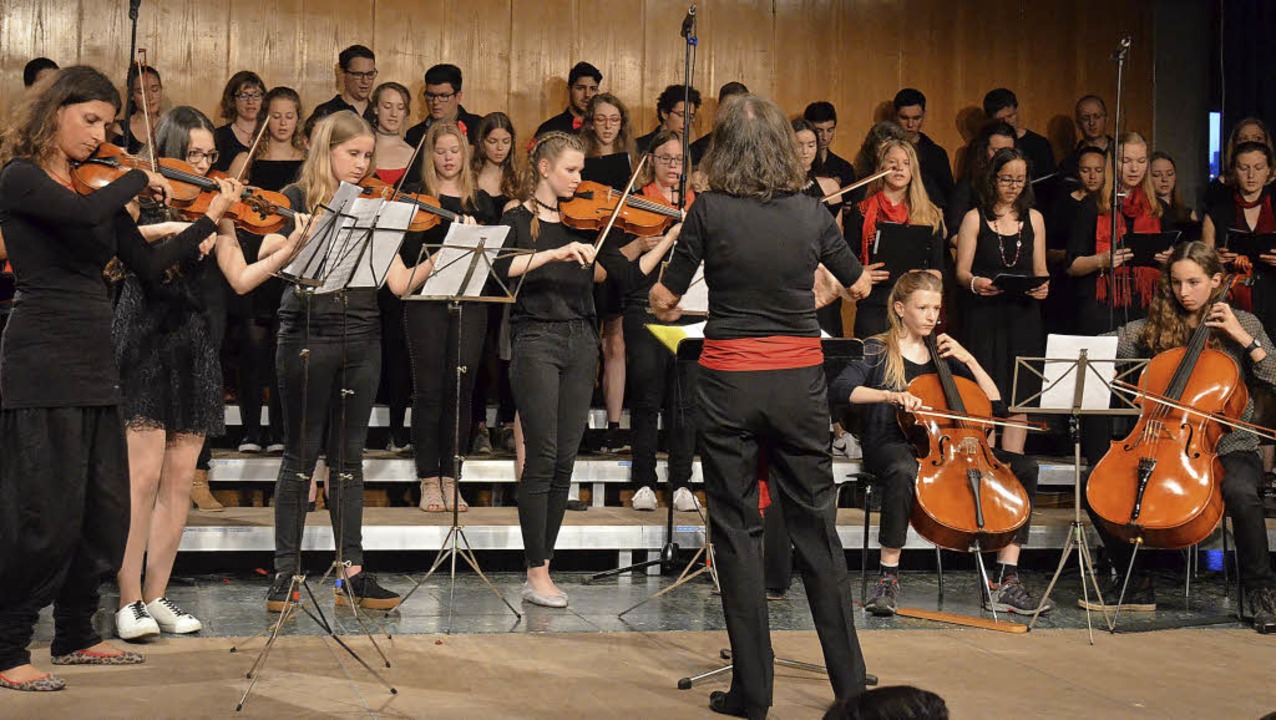 Faustchor und Streicherensemble unter der Leitung von Gabriele Stannat-Deiler  | Foto: Gabriele Hennicke3