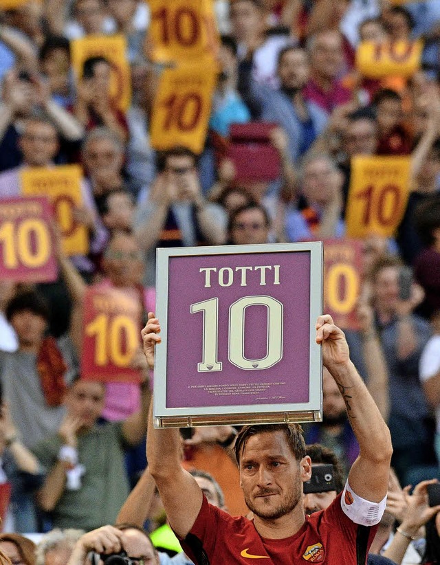 Ciao Francesco Totti  | Foto: afp