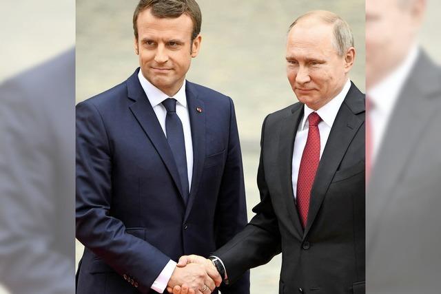 Macron spricht mit Putin Klartext