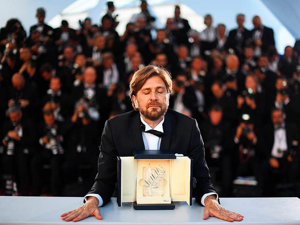 Der schwedische Regisseur Ruben Ostlund erhielt die Goldene Palme fr den Film „The Square“.