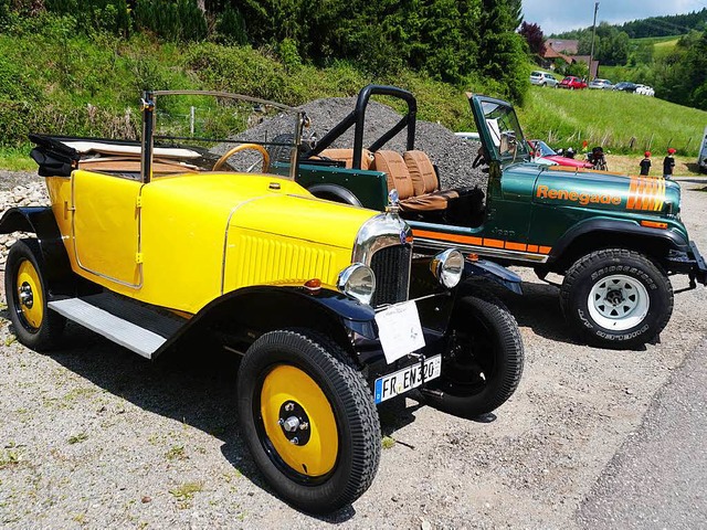 Der zweitlteste Teilnehemer, ein Citroen C3  aus dem Jahre 1922.  | Foto: Helmut Hringer