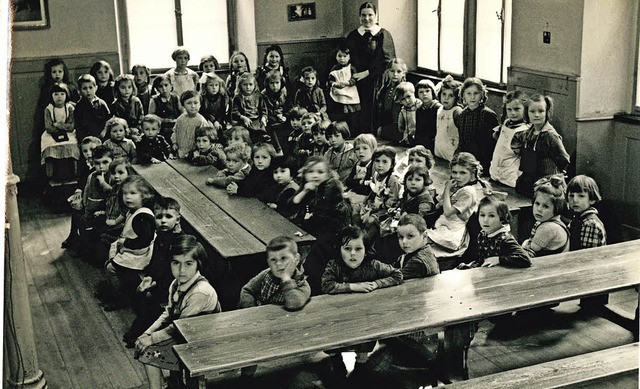 Der Jahrgang 1926 bis 1929 des stdtischen Kindergartens  | Foto: Stadtarchiv Emmendingen