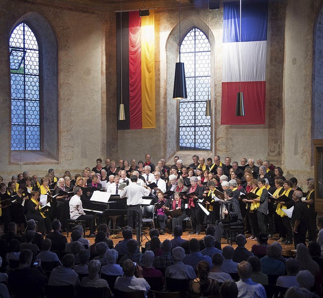 Gleich drei Chre aus Mllheim und der...e und traten im Finale gemeinsam auf.   | Foto: volker mnch