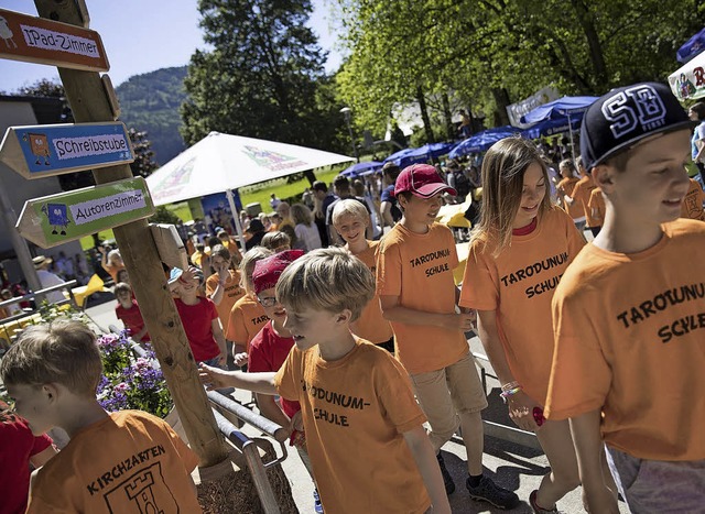 Spiel und Spa bot das Schulfest an der Tarodunumschule.   | Foto: Privat