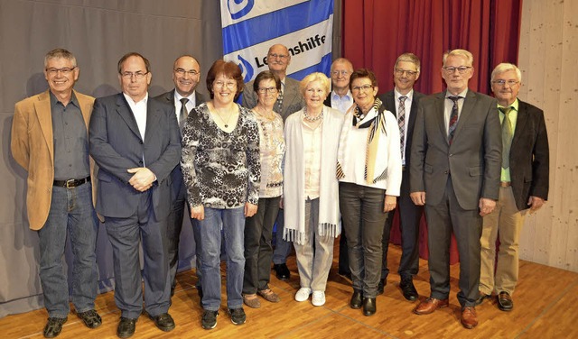 Der neu gewhlte Vorstand: Hans-Peter ...Lutz Heubach (von links nach rechts).   | Foto: n. Bayer