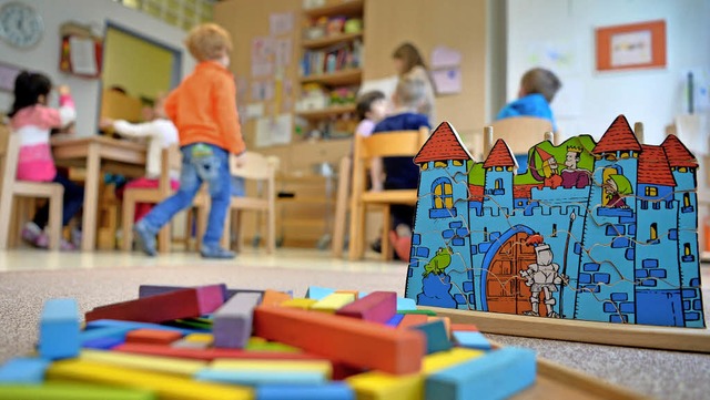 Im neuen Kindergartenjahr 2017/18 stei...g in der Kinderinsel um zehn Prozent.   | Foto: dpa