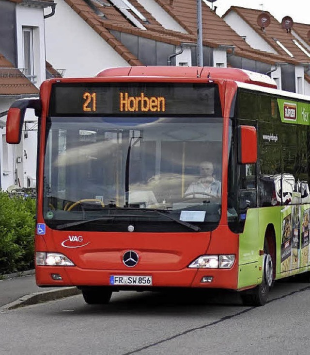 Knftig fahren keine VAG-Busse mehr bis nach Horben.   | Foto: Jonas Hirt