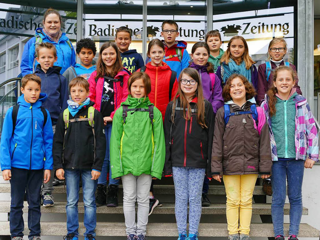 Klasse 4b der Staufenbergschule aus Durbach Klasse 4b der Staufenbergschule aus Durbach