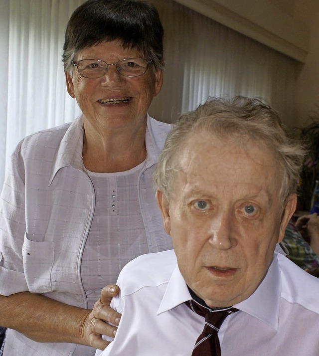 Erika und Siegfried Hirtler sind seit 50 Jahren verheiratet.   | Foto: Probst