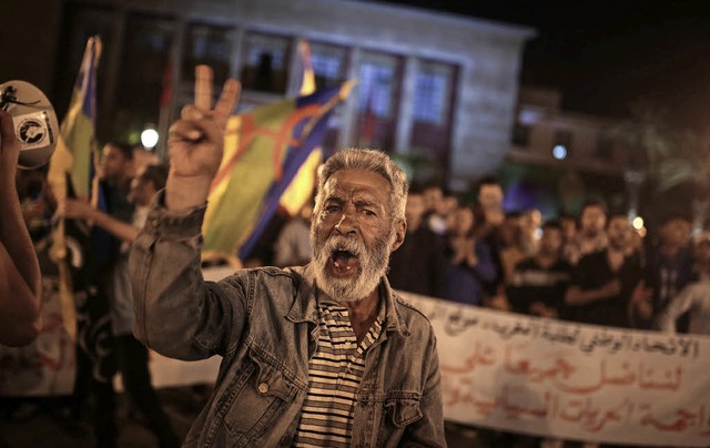 Proteste in der marokkanischen Hauptstadt Rabat  | Foto: DPA