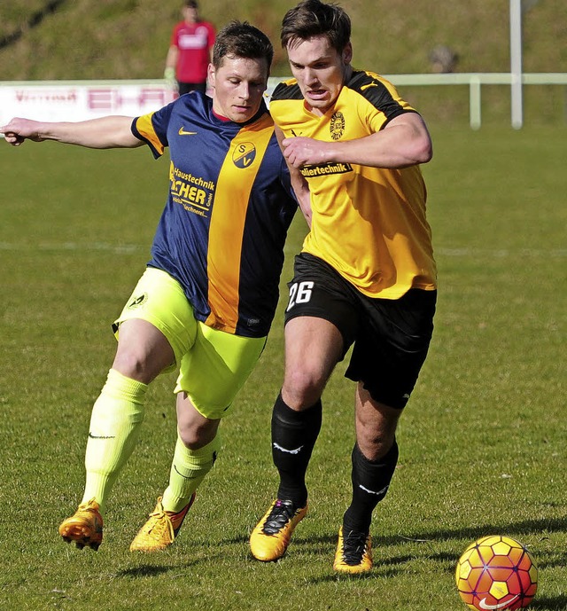 Jonathan Krger (rechts) und Co. erreichten Platz vier in der Bezirksliga.   | Foto: Bettina Schaller