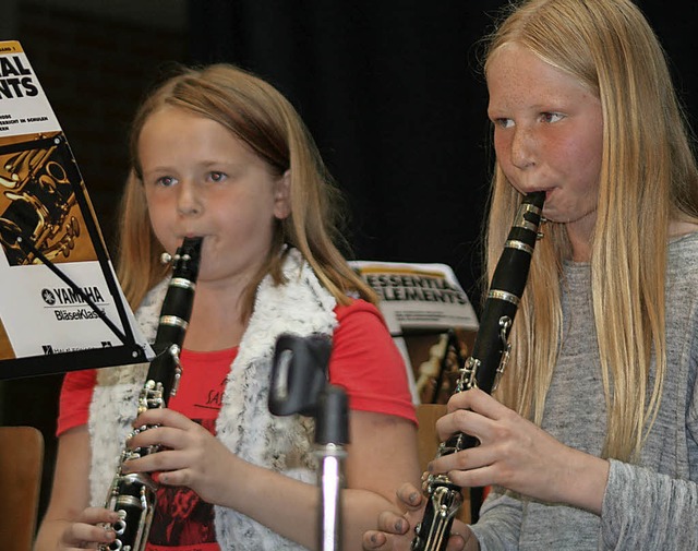 Beachtliche Leistungen zeigten Schler...lingskonzert der August Macke-Schule.   | Foto: Ines bode