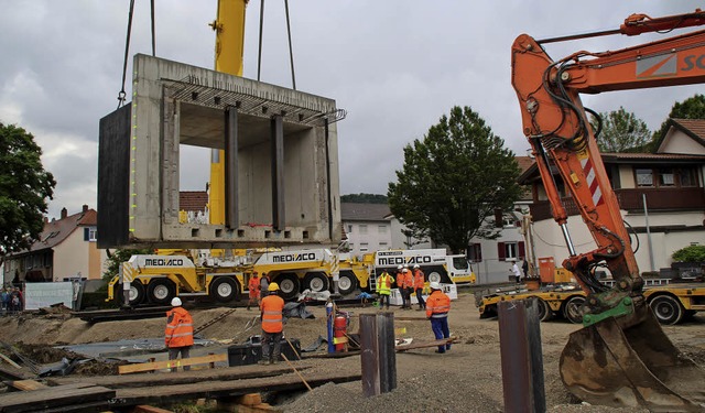 Das zweite Teil der Unterfrhung auf dem Weg in die Grube  | Foto: Rolf Reimann