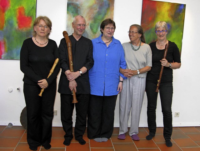 Birgitt Auer, Albrecht Barth, Bernadet...d Anette Dublin-Schwarz (von links).   | Foto: Ulrike Spiegelhalter