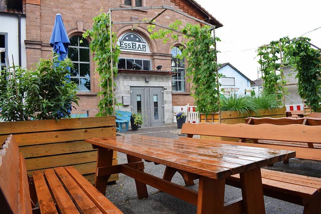 Die Tren der Essbar bleiben ab September geschlossen.  | Foto: Frank Schoch