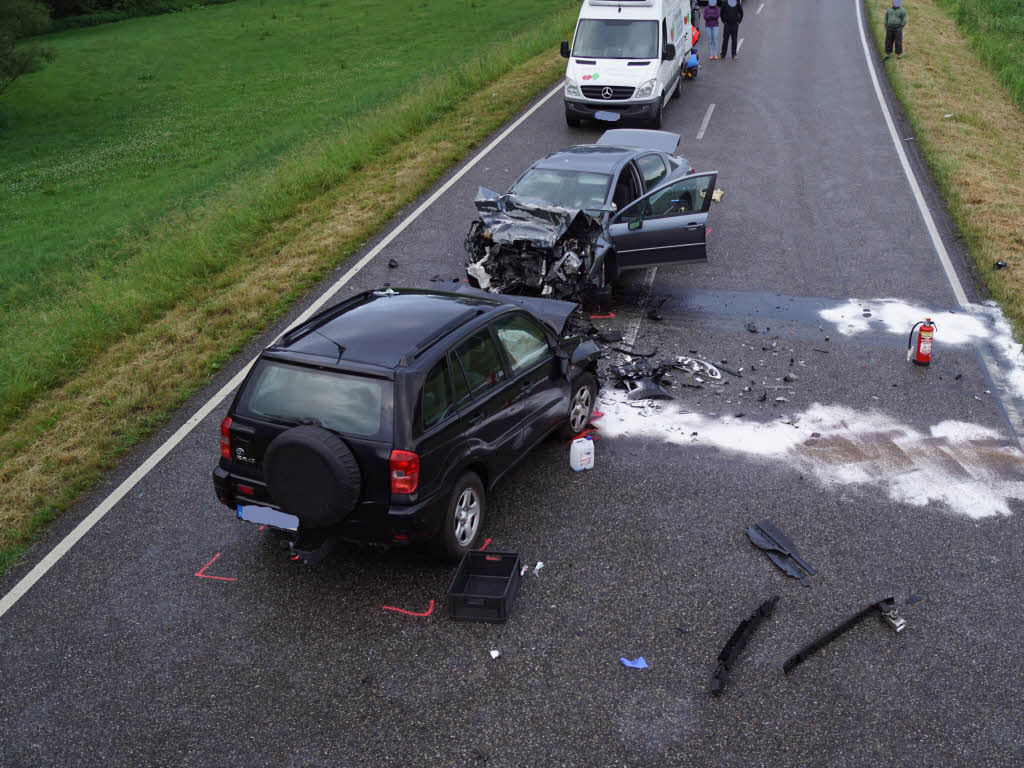 Steinen Bis Brombach: B 317 War Nach Unfall Gesperrt - Steinen ...