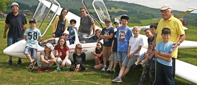 Die Luftsportgemeinschaft Hotzenwald h...i Flugschler des Vereins im Einsatz.   | Foto: Privat