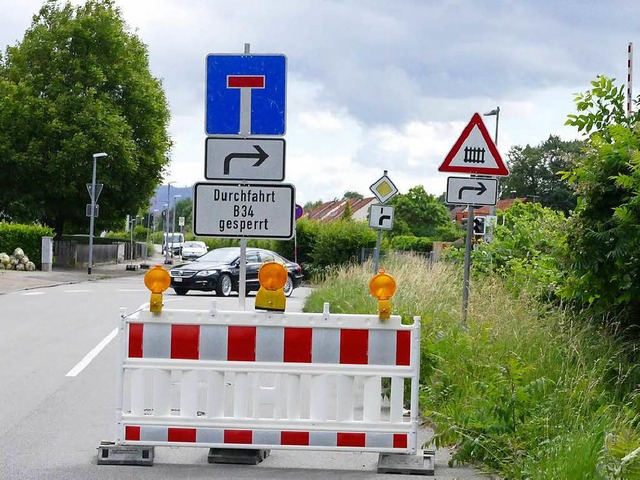 Rund vier Wochen lang bleibt die Hertener Strae dicht.  | Foto: Verena Pichler 