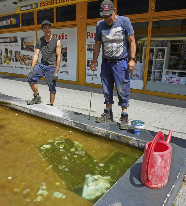 Dominik Sturm (links) und Kurras Willi...nnen der Stadt im regelmigen Turnus.  | Foto: Victoria Langelott