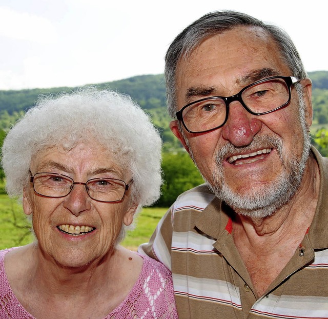 Renate und Gnter Hengst sind seit 60 Jahren ein Ehepaar.  | Foto: SEDLAK