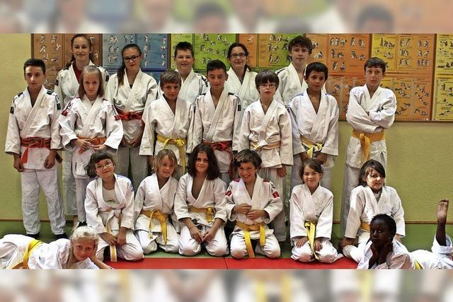 Judokas erringen viele neue Grtel