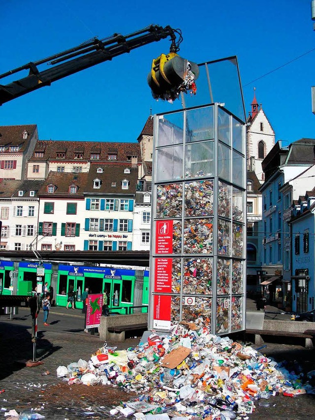 Bei den Basler Umwelttagen wird auch gro aufgefahren.  | Foto: Timo Weber