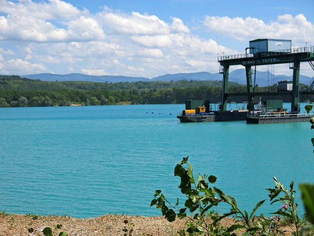 Der Niederrimsinger Baggersee soll erweitert werden, was nicht allen gefllt.  | Foto: Claudia Mller