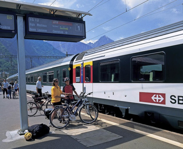 Zurecht von Touristen hochgeschtzt: d...Service der Schweizerischen Bundesbahn  | Foto: Swiss-Image