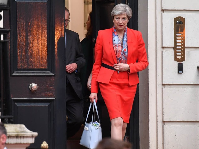Therese May hat sich verzockt. Wie geh...r britischen Premierministerin weiter?  | Foto: AFP