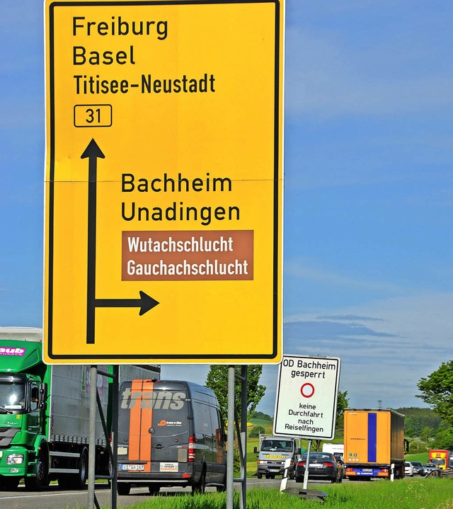 Auch das Nadelhr  zwischen Gauchachta...en soll vierspurig ausgebaut werden.    | Foto: Martin Wunderle