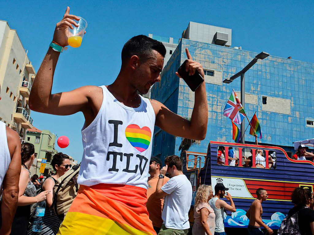 Gay-Pride-Parade 2017 in Tel Aviv.
