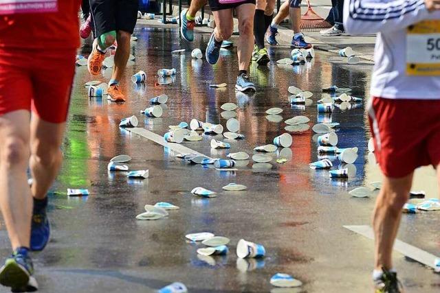 Beim Freiburg-Marathon mssen alle zurck auf Los