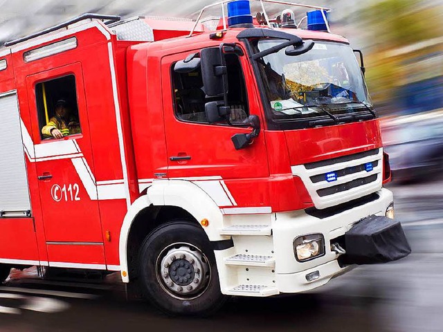 Feuerwehr und Polizei eilten in der Na...der Lastwagen ausbrannte (Symbolbild),  | Foto: Eyetronic (Fotolia)