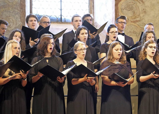 Chormusik in hchster Vollendung: der ...enlund bei seinem Konzert in Mllheim   | Foto: Dorothee Philipp