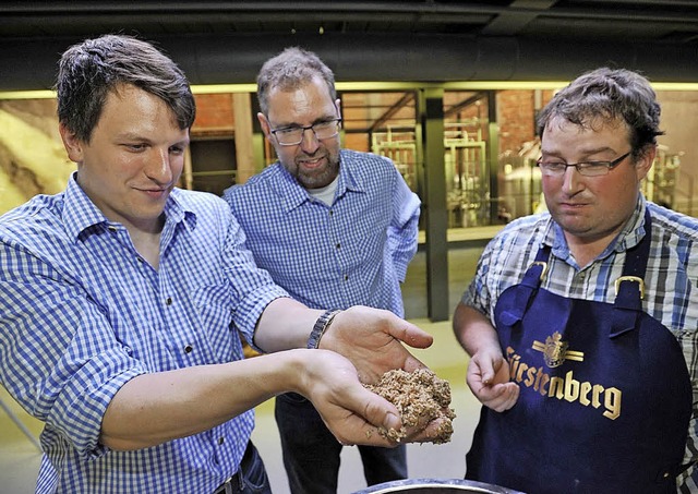 Ein auch haptisch erlebbares Vergngen...ogar zum Brotbacken verwendet werden.   | Foto: Brauerei